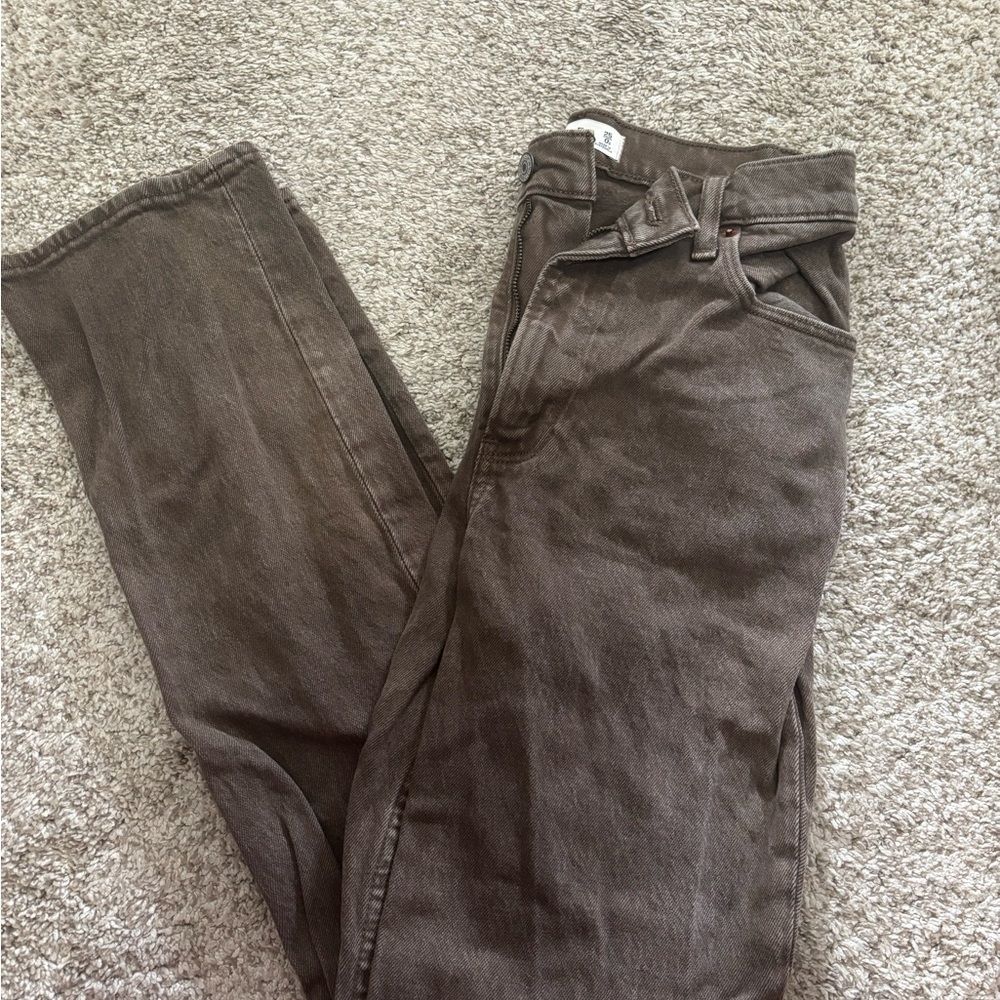 Abercrombie & fitch The 90’s Straight Ultra high rise Curve love jeans